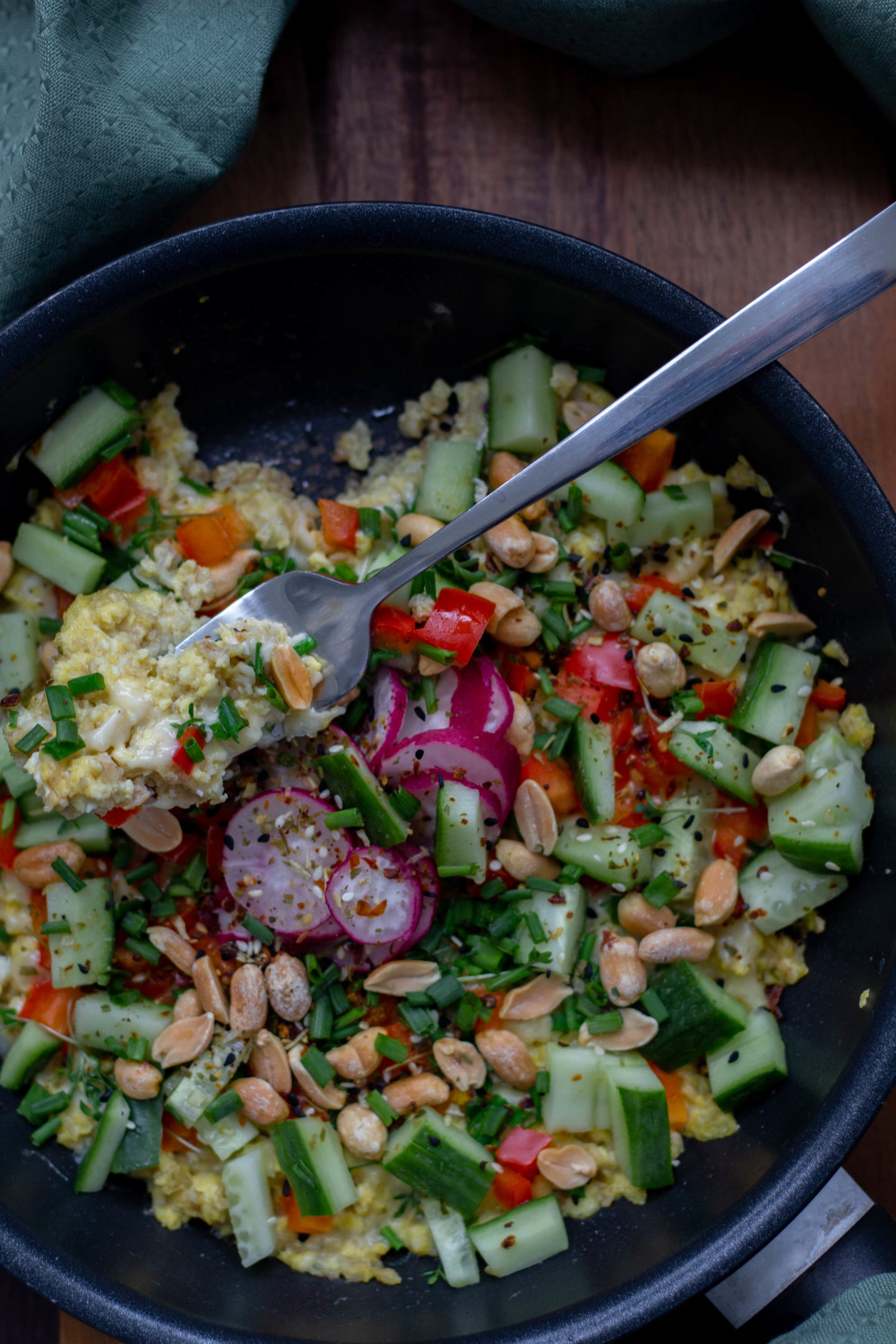 Vegetarische Eierspeise mit pflanzlichen Protein -Haferflocken -Dein HomeSpa- Food & Wohlfühlblog aus dem Mostviertel 