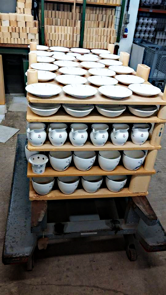 Gmundner Keramik Ofen Vorbereitung