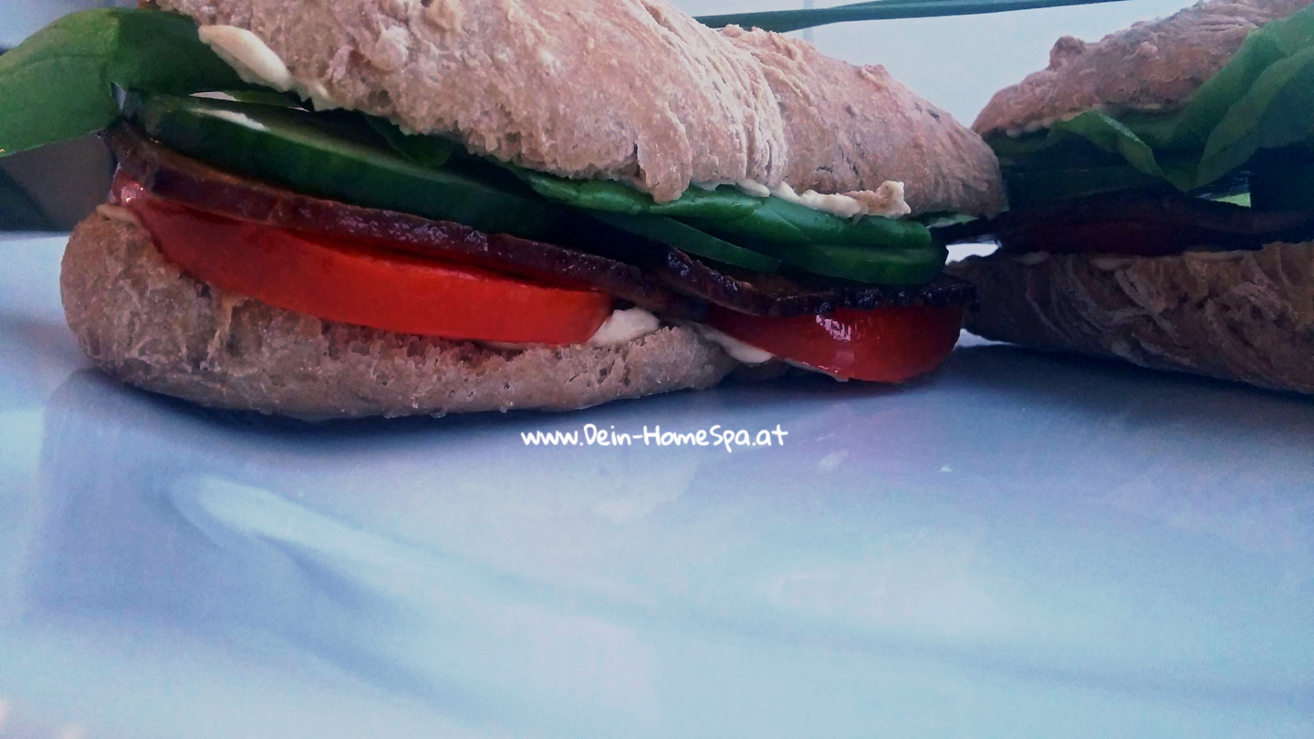 Veganes Stockbrot Sandwich