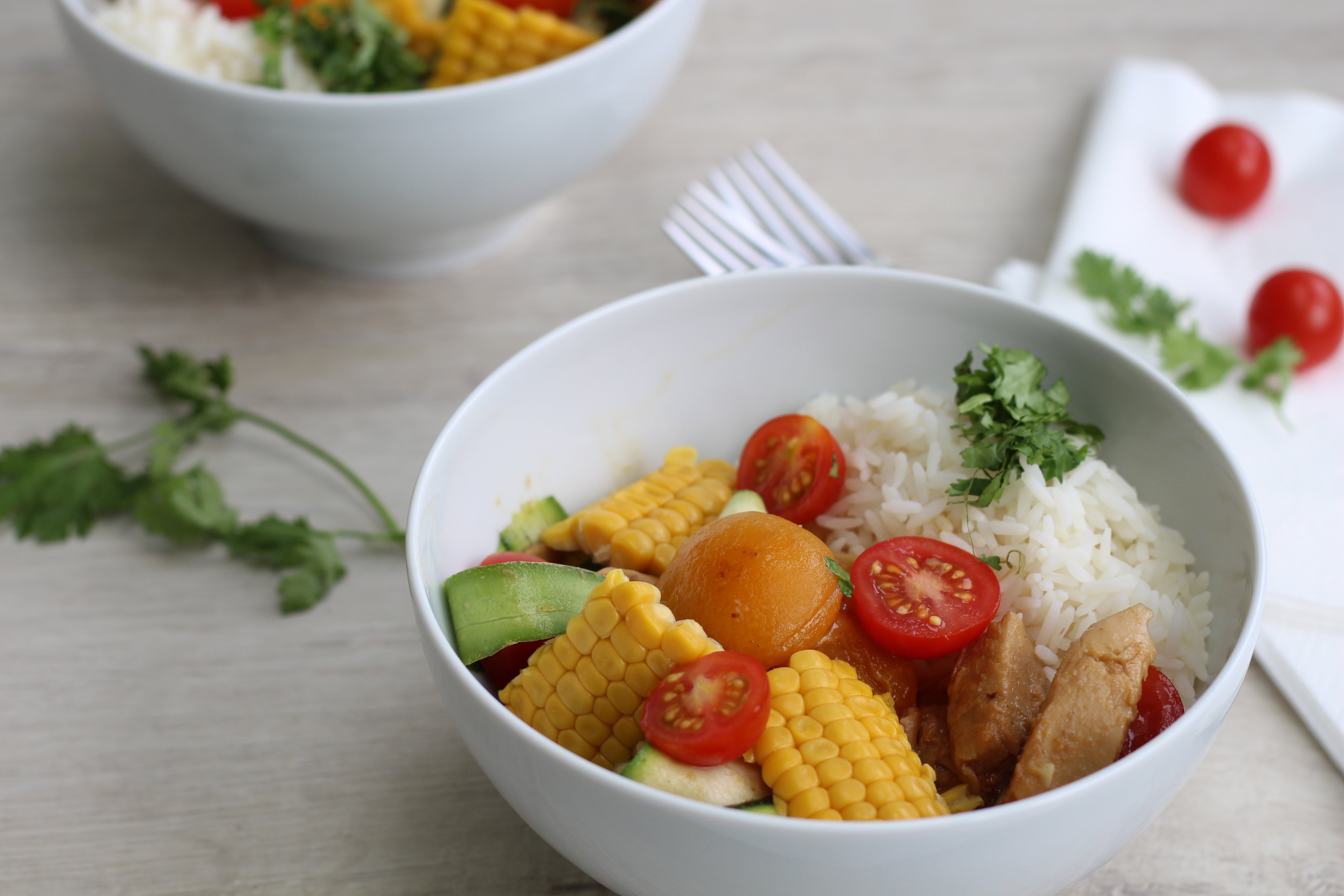 Vegane Reispfanne Süß-Sauer Dein HomeSpa Bowl