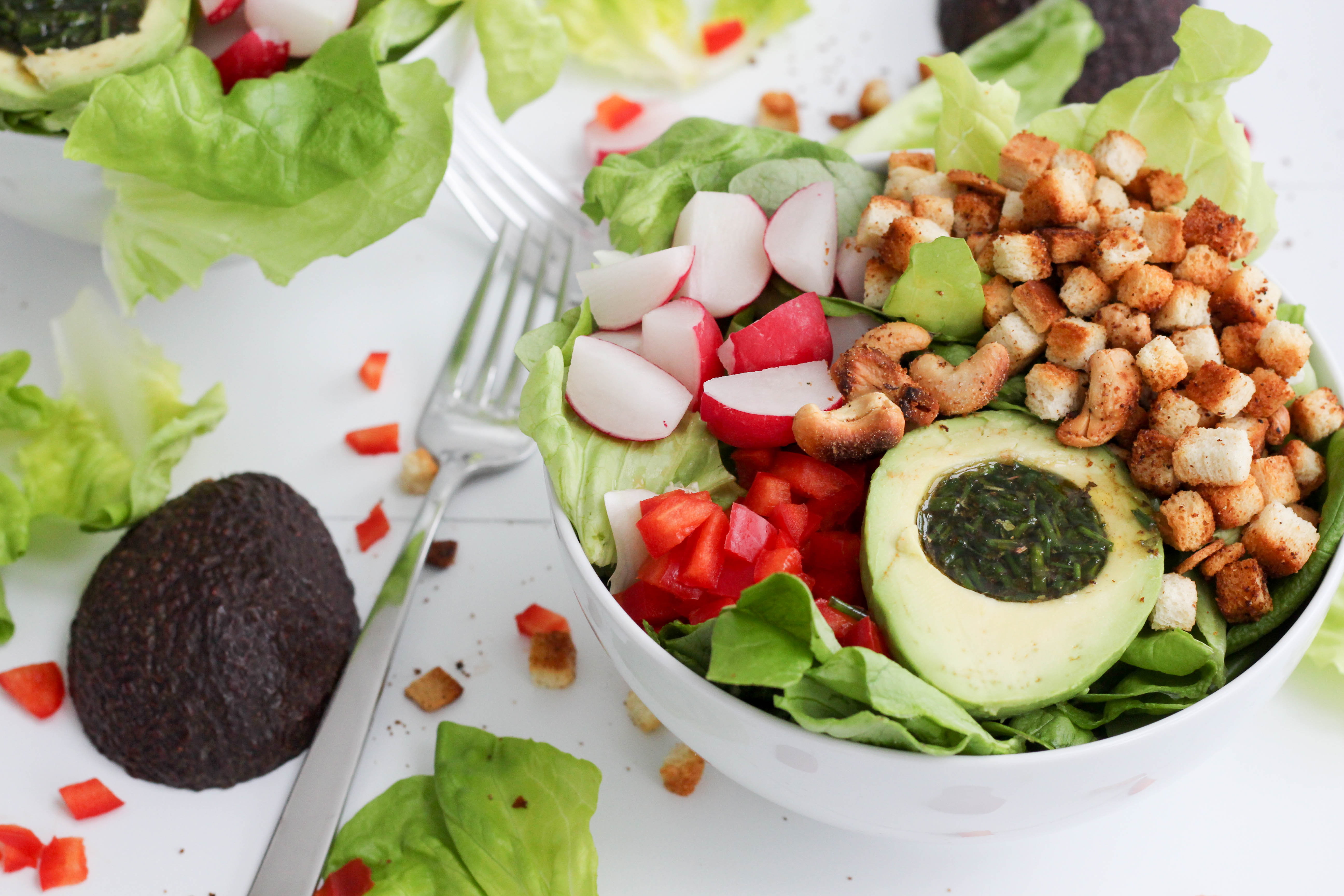 Vegan - Avocado - Salat - Healthy -Plantbased - Fast Food - Bowl