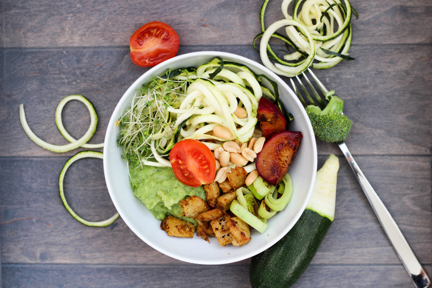 Dein Homespa - Vegan - Plantbased - Healthy - Zucchini - Bowl