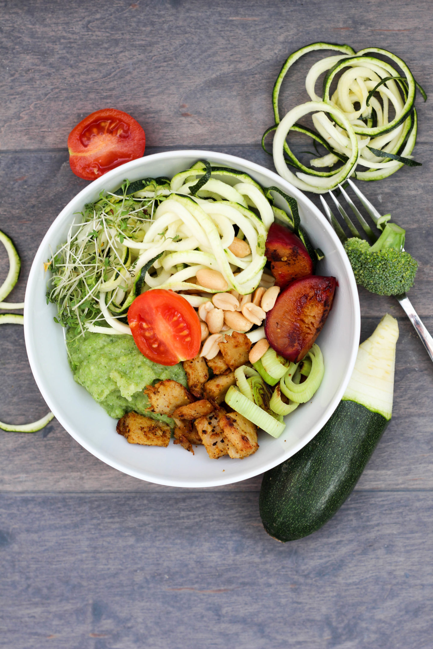 Dein Homespa – Vegan – Plantbased – Healthy – Zucchini – Bowl (2)