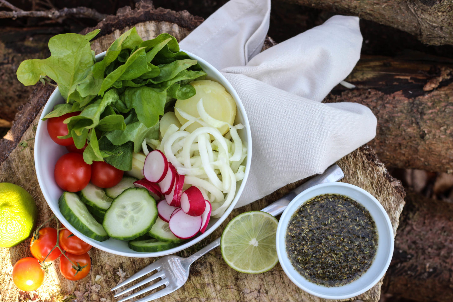 Detox Bowl – Vegan – Nature – HomeSpa – Wald – Outdoor Food – Foodstyling – Austria