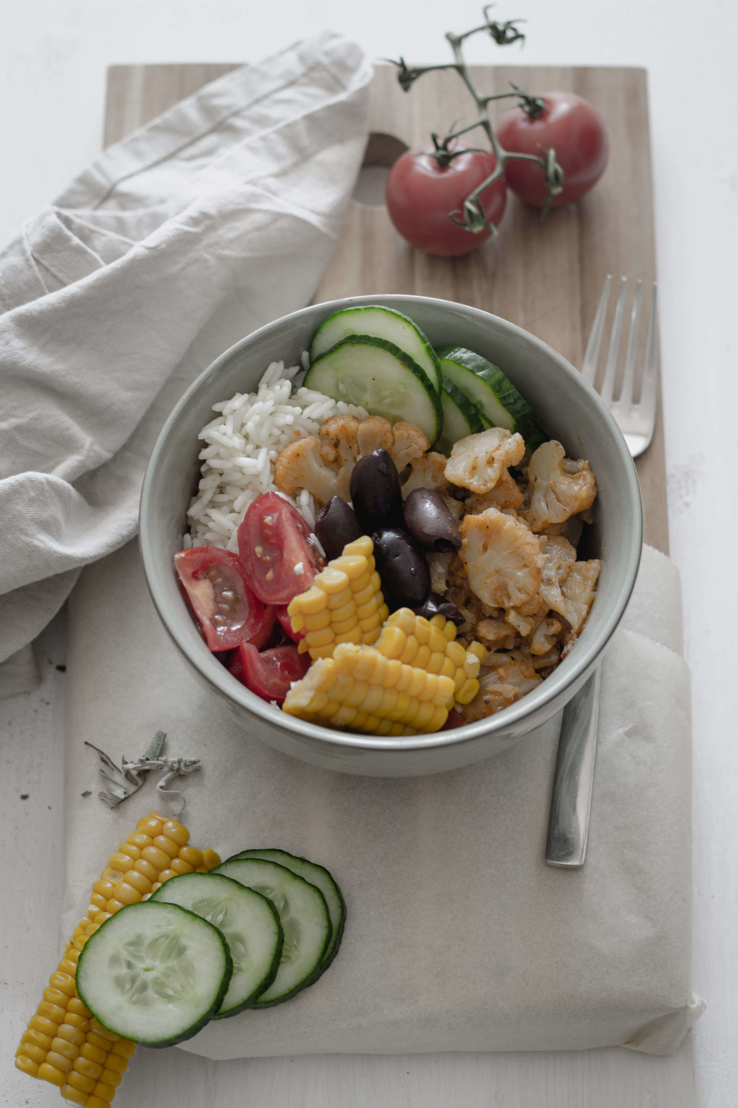 Vegane Karfiol Bowl für Blumenkohl Fans – Gyrospfanne-veganes Gyros-Soulfood-Vegan Kochen -Dein HomeSpa – Food & Lifestyleblog aus dem Mostviertel