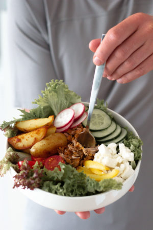 Jackfrucht Bowl-Salat- Veganer Fleischersatz-Dein HomeSpa- Food & Wohlfühlblog aus dem Mostviertel