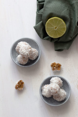 Vegane Marillen Kokos Limette Bliss Balls-Dein HomeSpa- Food & Wohlfühlblog aus dem Mostviertel