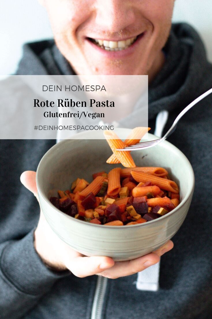 Rote Rüben Pasta- Glutenfrei-Vegan- Österreich-Dein HomeSpa- Food & Wohlfühlblog aus dem Mostviertel