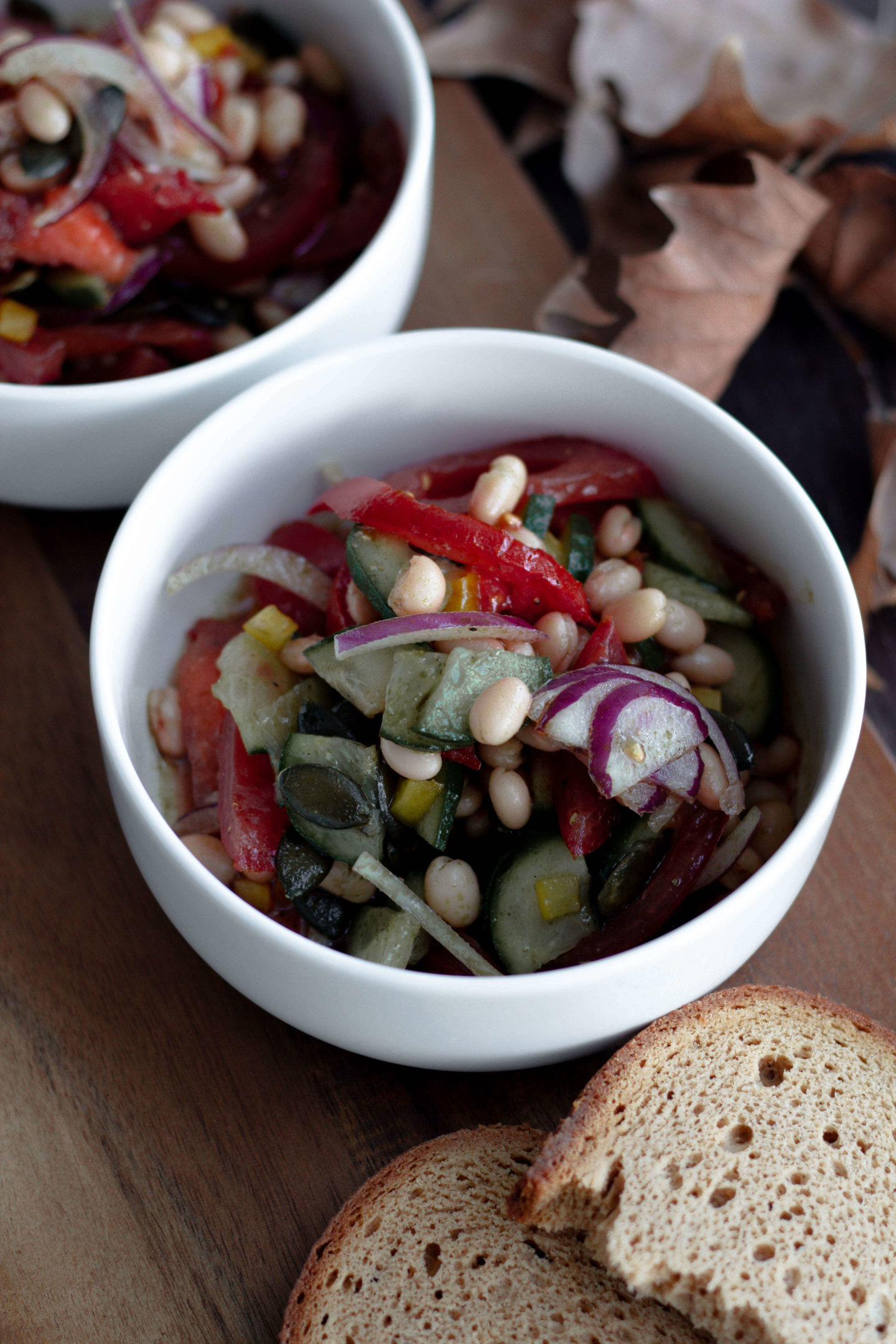 Veganer Bohnensalat-Hygge-Herbst-Dein HomeSpa- Food & Wohlfühlblog aus dem Mostvierte