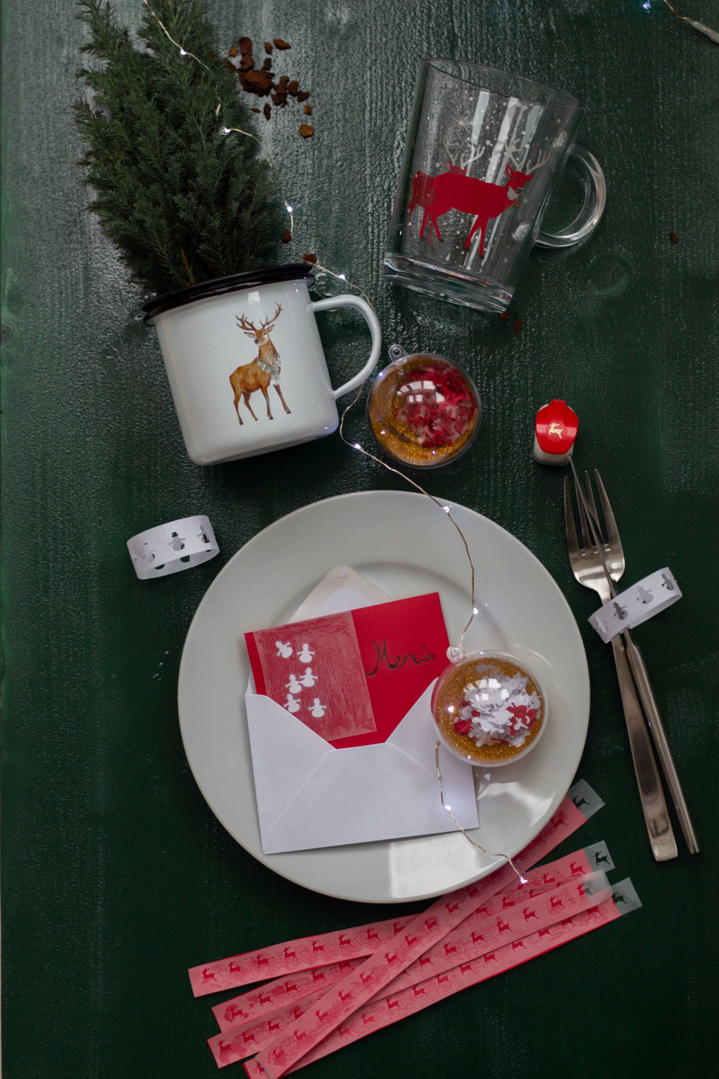 Weihnachtliche Deko Ideen aus Papier-Tischdeko-Hygge- DIY-Dein HomeSpa- Food & Wohlfühlblog aus dem Mostviertel